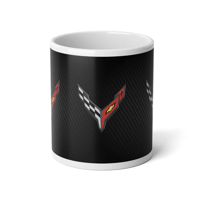 Jumbo 20oz. Corvette Mug - Corvette Ceramic Mug - Coffee Mug - Chevy Corvette Mug - Microwave-Safe - Gift for Car Enthusiasts