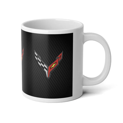 Jumbo 20oz. Corvette Mug - Corvette Ceramic Mug - Coffee Mug - Chevy Corvette Mug - Microwave-Safe - Gift for Car Enthusiasts