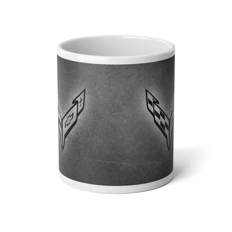 Jumbo 20oz. Corvette Mug - Corvette Ceramic Mug - Coffee Mug - Chevy Corvette Mug - Microwave-Safe - Gift for Car Enthusiasts