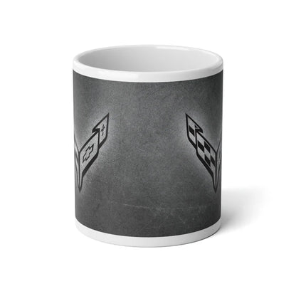 Jumbo 20oz. Corvette Mug - Corvette Ceramic Mug - Coffee Mug - Chevy Corvette Mug - Microwave-Safe - Gift for Car Enthusiasts