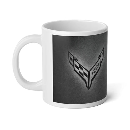 Jumbo 20oz. Corvette Mug - Corvette Ceramic Mug - Coffee Mug - Chevy Corvette Mug - Microwave-Safe - Gift for Car Enthusiasts