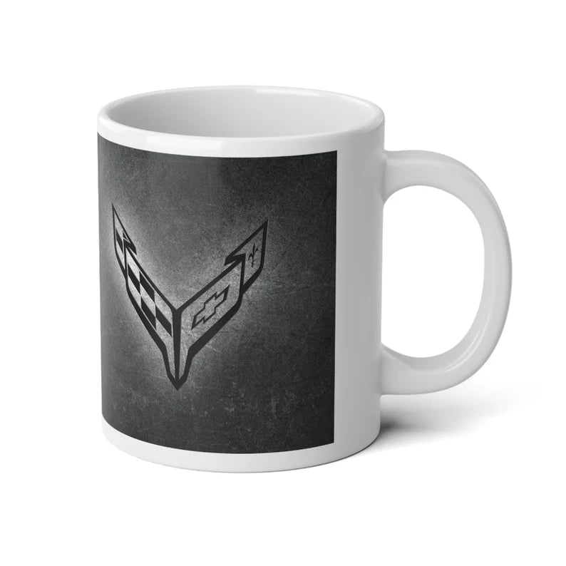 Jumbo 20oz. Corvette Mug - Corvette Ceramic Mug - Coffee Mug - Chevy Corvette Mug - Microwave-Safe - Gift for Car Enthusiasts