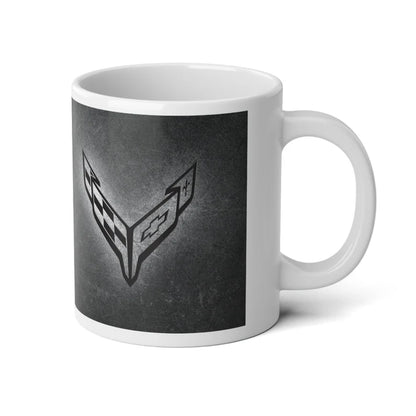 Jumbo 20oz. Corvette Mug - Corvette Ceramic Mug - Coffee Mug - Chevy Corvette Mug - Microwave-Safe - Gift for Car Enthusiasts
