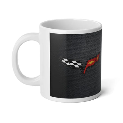 Jumbo 20oz. Corvette Mug - Corvette Ceramic Mug - Coffee Mug - Chevy Corvette Mug - Microwave-Safe - Gift for Car Enthusiasts