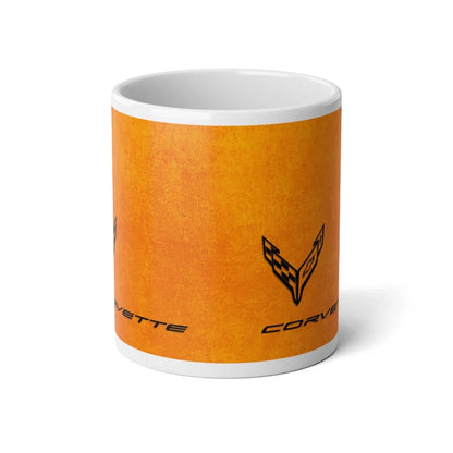 Jumbo 20oz. Corvette Mug - Corvette Ceramic Mug - Coffee Mug - Chevy Corvette Mug - Microwave-Safe - Gift for Car Enthusiasts