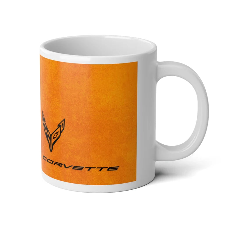 Jumbo 20oz. Corvette Mug - Corvette Ceramic Mug - Coffee Mug - Chevy Corvette Mug - Microwave-Safe - Gift for Car Enthusiasts