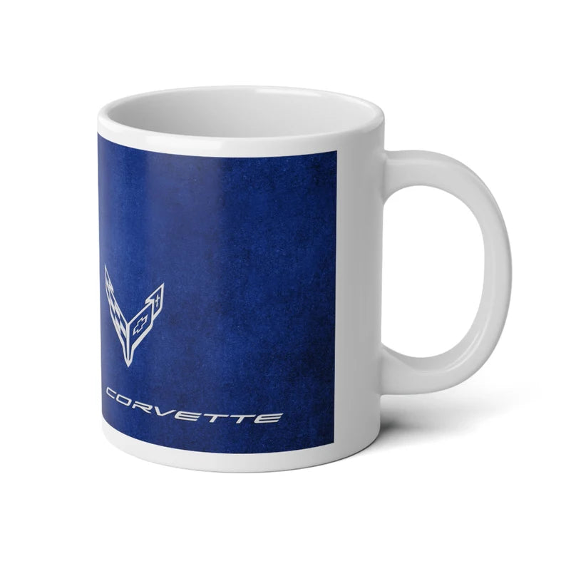 Jumbo 20oz. Corvette Mug - Corvette Ceramic Mug - Coffee Mug - Chevy Corvette Mug - Microwave-Safe - Gift for Car Enthusiasts