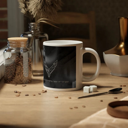 Jumbo 20oz. Corvette Mug - Corvette Ceramic Mug - Coffee Mug - Chevy Corvette Mug - Microwave-Safe - Gift for Car Enthusiasts