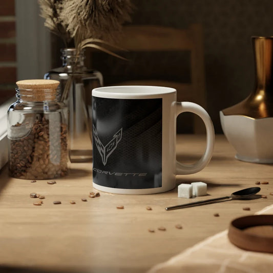 Jumbo 20oz. Corvette Mug - Corvette Ceramic Mug - Coffee Mug - Chevy Corvette Mug - Microwave-Safe - Gift for Car Enthusiasts