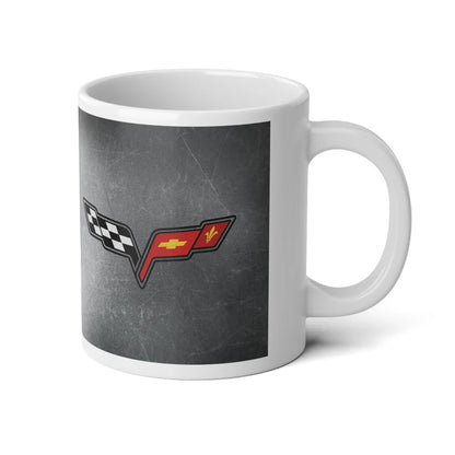 Jumbo 20oz. Corvette Mug - Corvette Ceramic Mug - Coffee Mug - Chevy Corvette Mug - Microwave-Safe - Gift for Car Enthusiasts