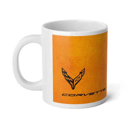 Jumbo 20oz. Corvette Mug - Corvette Ceramic Mug - Coffee Mug - Chevy Corvette Mug - Microwave-Safe - Gift for Car Enthusiasts