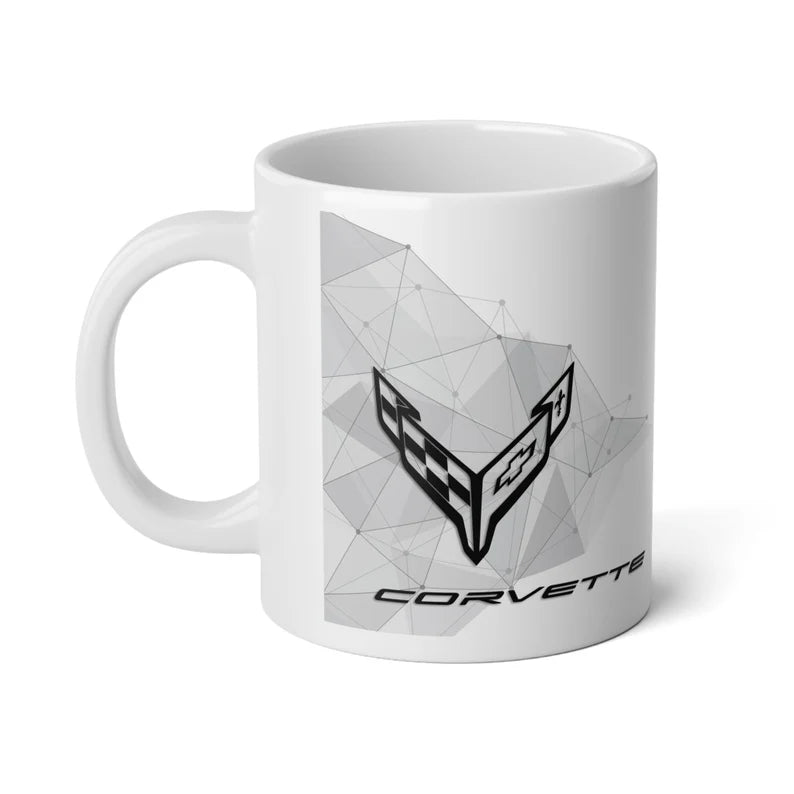 Jumbo 20oz. Corvette Mug - Corvette Ceramic Mug - Coffee Mug - Chevy Corvette Mug - Microwave -Safe - Gift for Car Enthusiasts