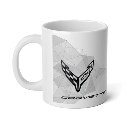 Jumbo 20oz. Corvette Mug - Corvette Ceramic Mug - Coffee Mug - Chevy Corvette Mug - Microwave -Safe - Gift for Car Enthusiasts