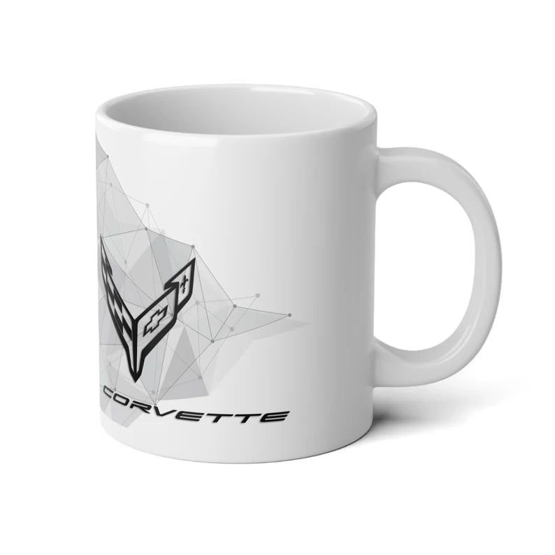 Jumbo 20oz. Corvette Mug - Corvette Ceramic Mug - Coffee Mug - Chevy Corvette Mug - Microwave -Safe - Gift for Car Enthusiasts