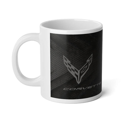 Jumbo 20oz. Corvette Mug - Corvette Ceramic Mug - Coffee Mug - Chevy Corvette Mug - Microwave-Safe - Gift for Car Enthusiasts