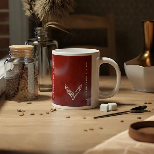 Jumbo 20oz. Corvette Mug - Corvette Ceramic Mug - Coffee Mug - Chevy Corvette Mug - Microwave-Safe - Gift for Car Enthusiasts