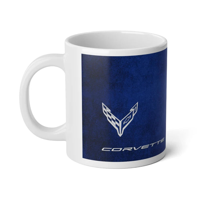 Jumbo 20oz. Corvette Mug - Corvette Ceramic Mug - Coffee Mug - Chevy Corvette Mug - Microwave-Safe - Gift for Car Enthusiasts