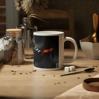 Jumbo 20oz. Corvette Mug - Corvette Ceramic Mug - Coffee Mug - Chevy Corvette Mug - Microwave-Safe - Gift for Car Enthusiasts