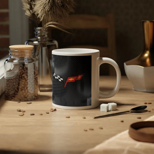 Jumbo 20oz. Corvette Mug - Corvette Ceramic Mug - Coffee Mug - Chevy Corvette Mug - Microwave-Safe - Gift for Car Enthusiasts