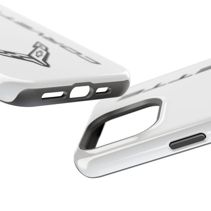 Corvette C8 iPhone Case - Corvette Samsung Phone Case - Cell Phone Case - Impact Resistant - Rubber Liner - Matte or Glossy- White Case