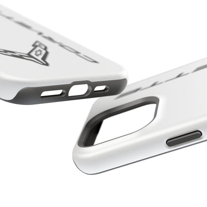 Corvette C8 iPhone Case - Corvette Samsung Phone Case - Cell Phone Case - Impact Resistant - Rubber Liner - Matte or Glossy- White Case