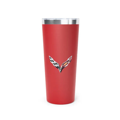 Corvette C7 Tumbler, Stainless Steel Tumbler, 22oz., Insulated, Corvette Accessories, Dishwasher Safe, Gifts for Car Guys and Girls