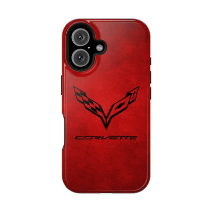 Corvette iPhone Case - Corvette Samsung Phone Case - Cell Phone Case - Impact Resistant - Rubber Liner - Matte or Glossy - Corvette C7