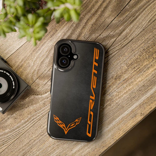 Corvette iPhone Case - Corvette Samsung Phone Case - Cell Phone Case - Impact Resistant - Rubber Liner - Matte or Glossy