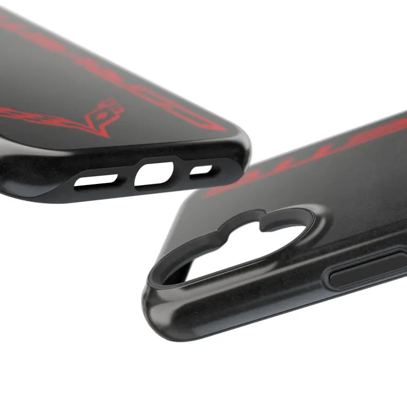 Corvette iPhone Case - Corvette C7 Phone Case - Cell Phone Case - Impact Resistant - Rubber Liner - Matte or Glossy - iPhone 16