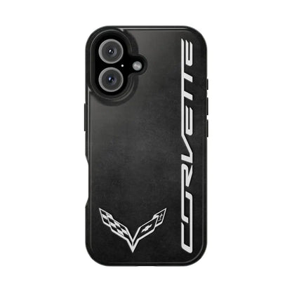 Corvette C7 iPhone Case - Corvette Samsung Phone Case - Cell Phone Case - Impact Resistant - Rubber Liner - Matte or Glossy - C7 Logo