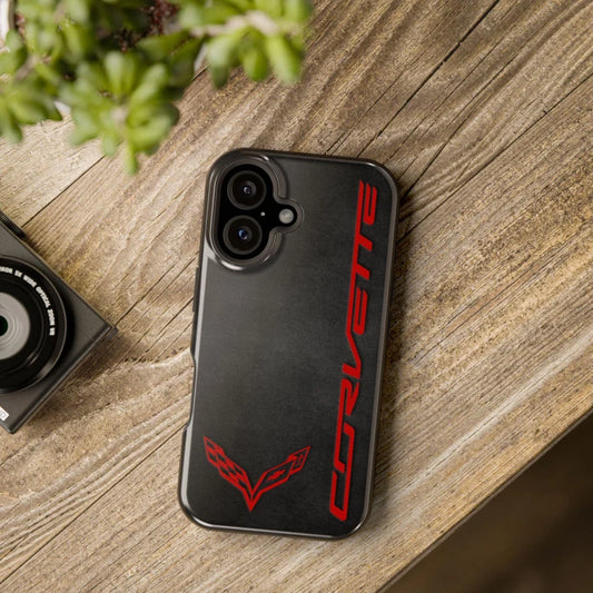 Corvette iPhone Case - Corvette C7 Phone Case - Cell Phone Case - Impact Resistant - Rubber Liner - Matte or Glossy - iPhone 16