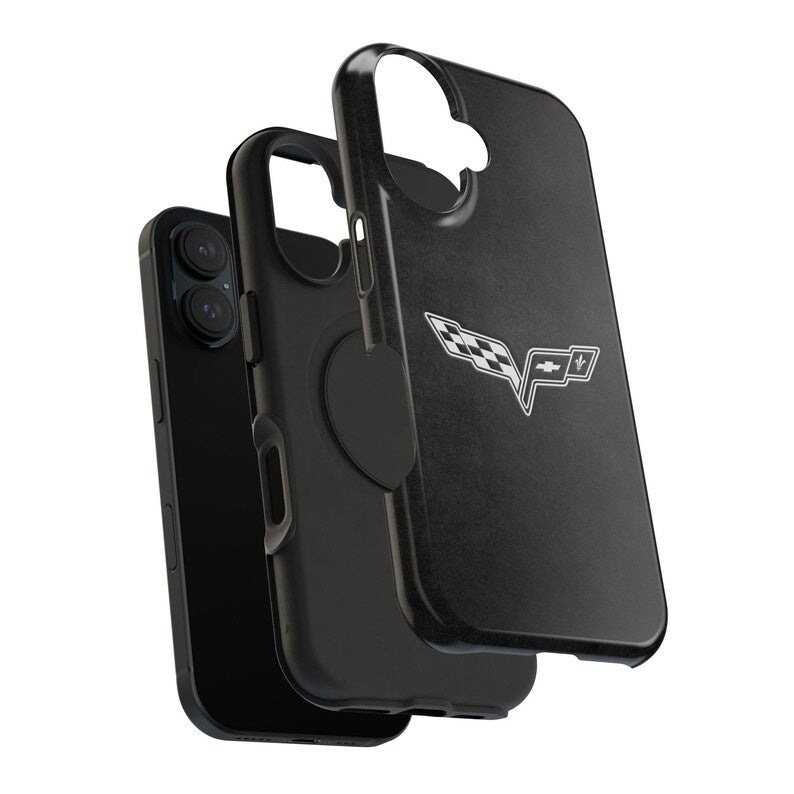 Corvette iPhone Case - Corvette C6 Phone Case - Cell Phone Case - Impact Resistant - Rubber Liner - Matte or Glossy