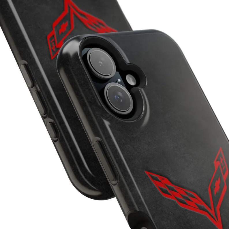Corvette iPhone Case - Corvette Samsung Phone Case - Cell Phone Case - Impact Resistant - Rubber Liner - Matte or Glossy - C7