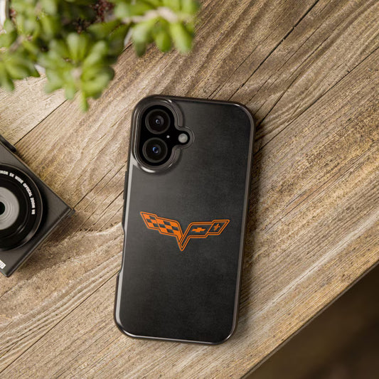 Corvette iPhone Case - Corvette Samsung Phone Case - Cell Phone Case - Impact Resistant - Rubber Liner - Matte or Glossy - C6
