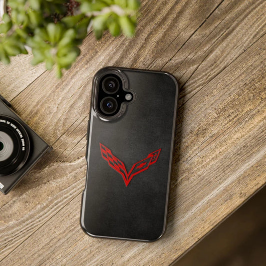 Corvette iPhone Case - Corvette Samsung Phone Case - Cell Phone Case - Impact Resistant - Rubber Liner - Matte or Glossy - C7