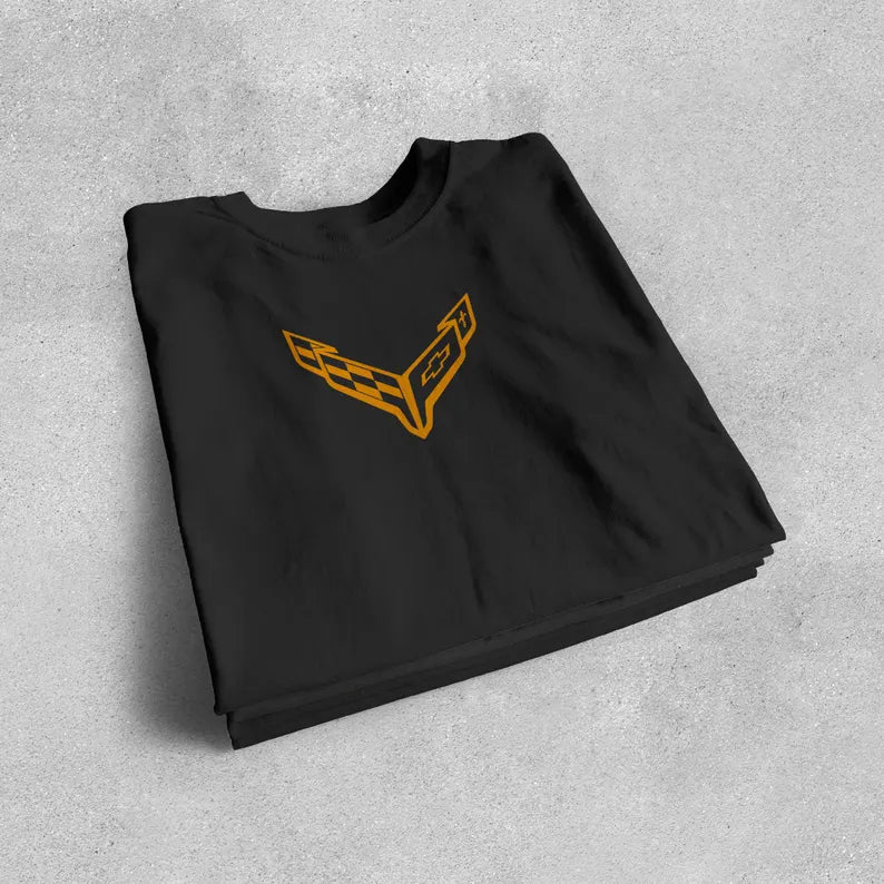 Corvette T-Shirt, Corvette Logo, C8 Emblem, Bella and Canvas Soft Tee, Corvette Apparel, Graphic Tee