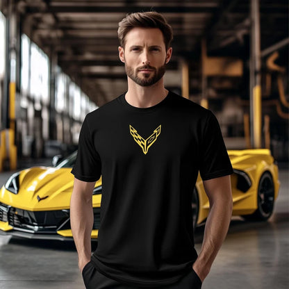 Corvette T-Shirt, Corvette Logo, C8 Emblem, Bella and Canvas Soft Tee, Corvette Apparel, Graphic Tee