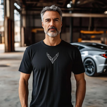 Corvette T-Shirt, Corvette Logo, C8 Emblem, Bella and Canvas Soft Tee, Corvette Apparel, Graphic Tee