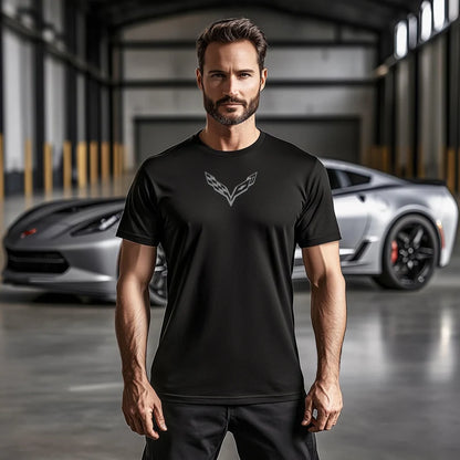 Corvette T-Shirt, Corvette Logo, C7 Emblem, Bella and Canvas Soft Tee, Corvette Apparel, Graphic Tee