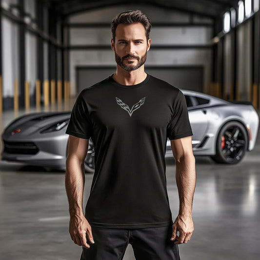 Corvette T-Shirt, Corvette Logo, C7 Emblem, Bella and Canvas Soft Tee, Corvette Apparel, Graphic Tee