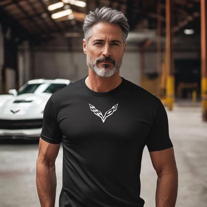 Corvette T-Shirt, Corvette Logo, C7 Emblem, Bella and Canvas Soft Tee, Corvette Apparel, Graphic Tee