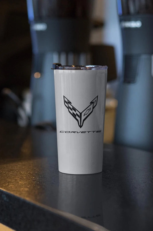 Corvette Tumbler, Stainless Steel Tumbler, Insulated, Corvette Accessories, Dishwasher Safe, Gifts for Car Guys, Gifts for Car Girls