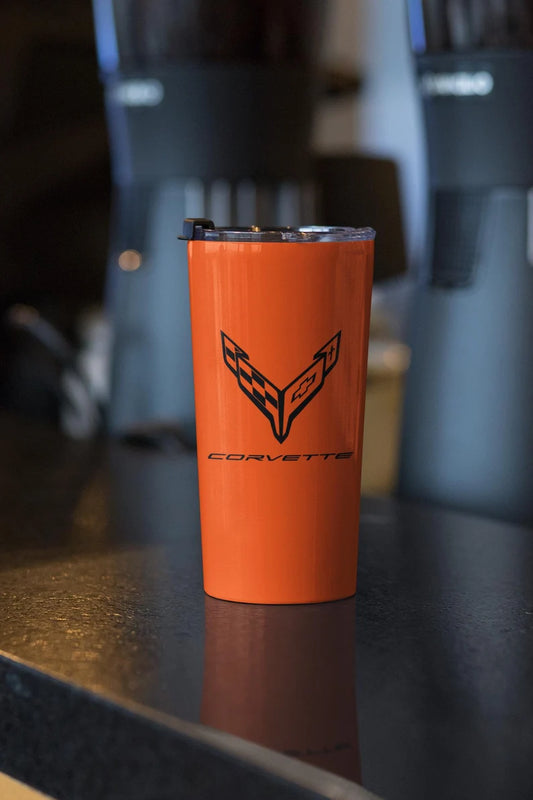 Corvette Tumbler, Stainless Steel Tumbler, Insulated, Corvette Accessories, Dishwasher Safe, Gifts for Car Guys, Gifts for Car Girls