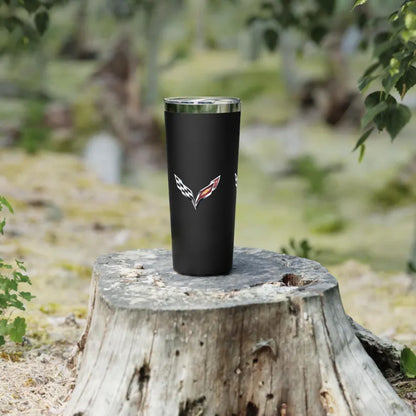 Corvette C7 Tumbler, Stainless Steel Tumbler, 22oz., Insulated, Corvette Accessories, Dishwasher Safe, Gifts for Car Guys and Girls