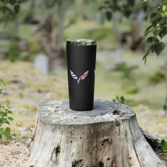 Corvette C7 Tumbler, Stainless Steel Tumbler, 22oz., Insulated, Corvette Accessories, Dishwasher Safe, Gifts for Car Guys and Girls