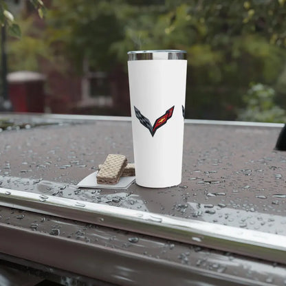 Corvette Tumbler, Stainless Steel Tumbler, 22oz., Insulated, Corvette Accessories, Dishwasher Safe, Gifts for Car Guys, Gifts for Car Girls