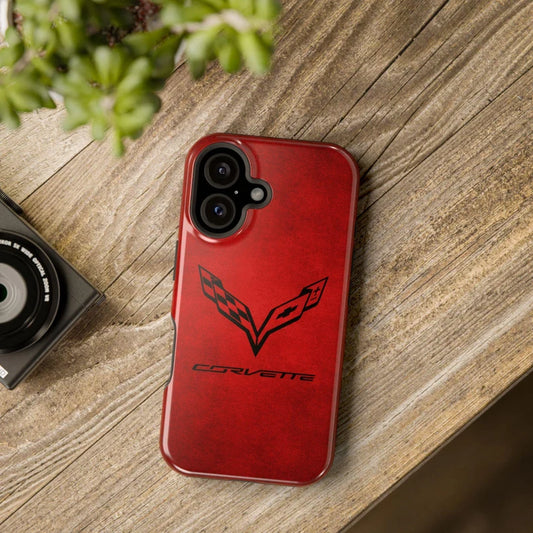 Corvette iPhone Case - Corvette Samsung Phone Case - Cell Phone Case - Impact Resistant - Rubber Liner - Matte or Glossy - Corvette C7