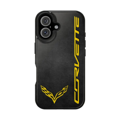 Corvette iPhone Case - Corvette Samsung Phone Case - Cell Phone Case - Impact Resistant - Rubber Liner - Matte or Glossy - Corvette C7