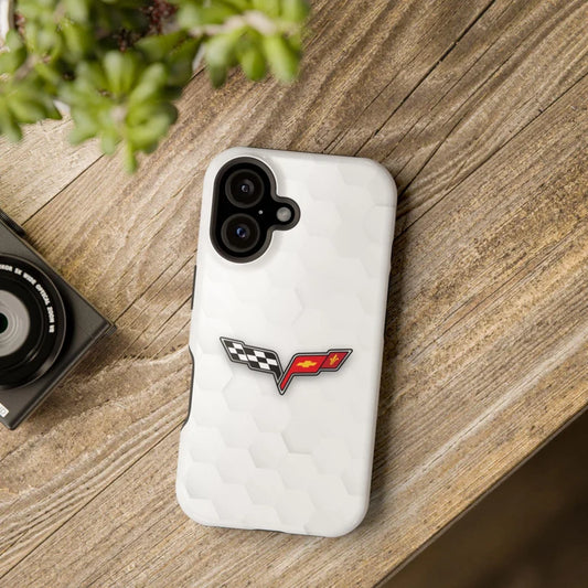Corvette iPhone Case - Corvette C6 Phone Case - Cell Phone Case - Impact Resistant - Rubber Liner - Matte or Glossy