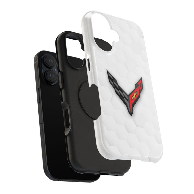 Corvette iPhone Case - Corvette Samsung Phone Case - Cell Phone Case - Impact Resistant - Rubber Liner - Matte or Glossy - C8